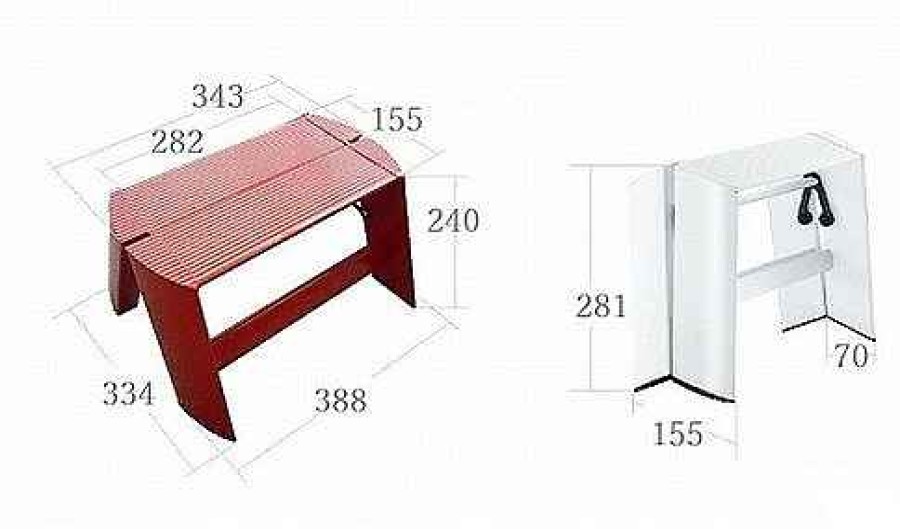 Home Niwaki | Lucano 3 Stepstep Ladder