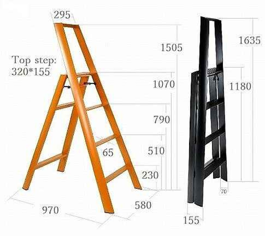 Home Niwaki | Lucano 4 Stepstep Ladder