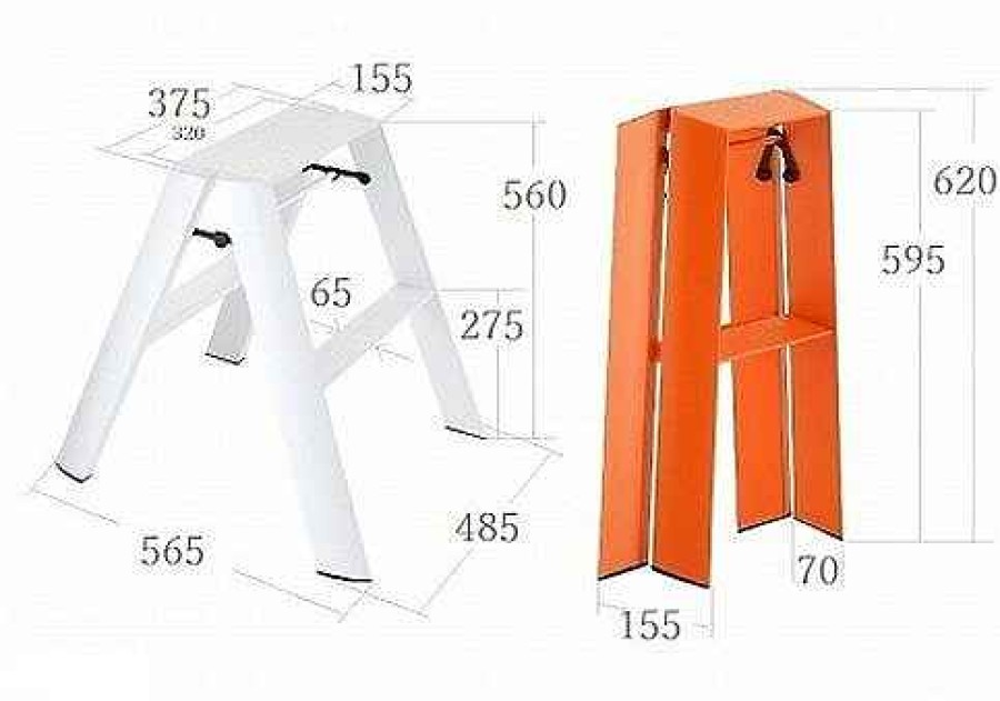 Home Niwaki | Lucano 4 Stepstep Ladder