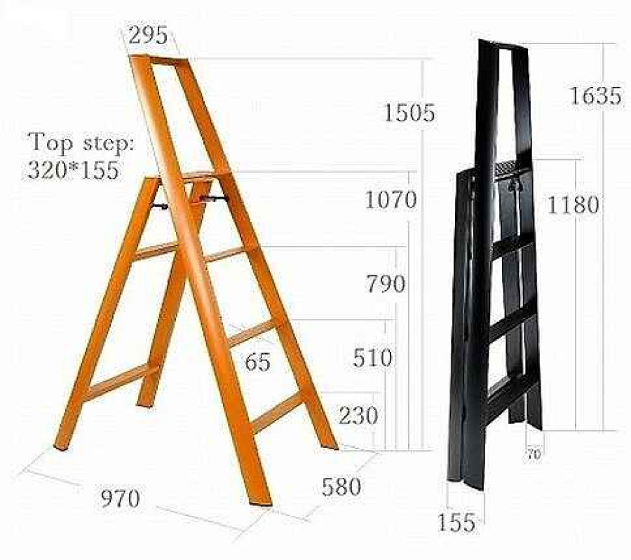 Home Niwaki | Lucano 3 Stepstep Ladder